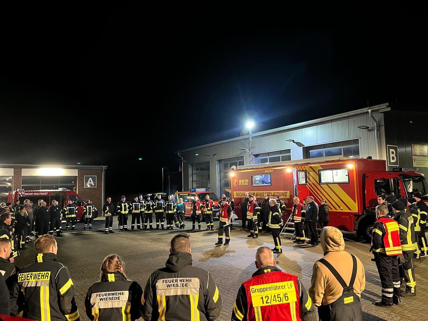 Holtriemer Feuerwehrkräfte im Hochwassereinsatz