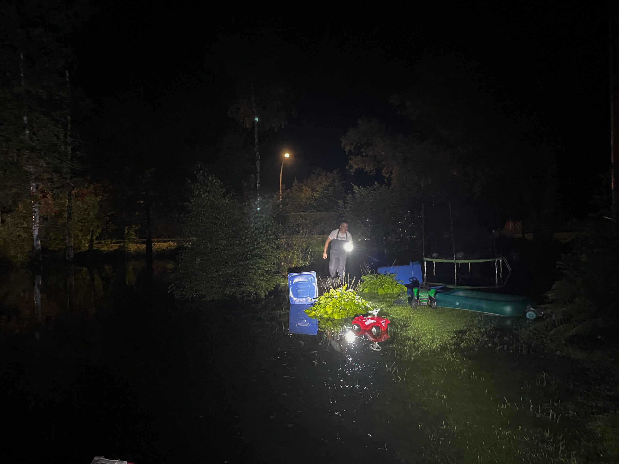 Überörtliche Hilfeleistung nach Starkregenereignis